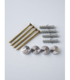 Kit embellecedor + taco + tornillos